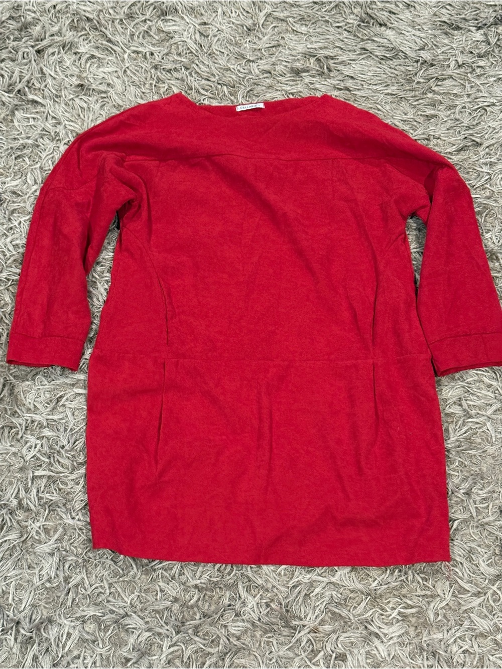 Classic Red Women's Boatneck Dress